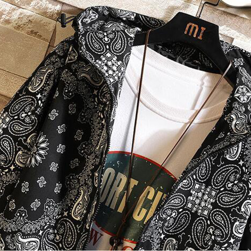 秋冬 花柄 ジャケット ジャンパー ブルゾン パーカ ウィンドブレーカー