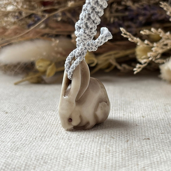 提げ物【白兎】根付師・正舟作 一点物 その他アクセサリー 正舟 通販