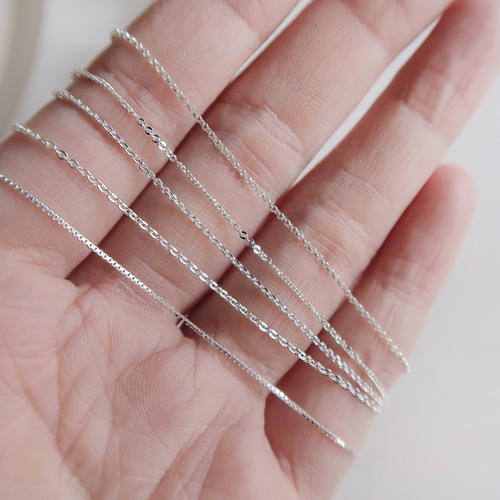 シルバー925 ロングチェーンネックレス シルバー925 ネックレス 80cm ネックレスチェーン silver925