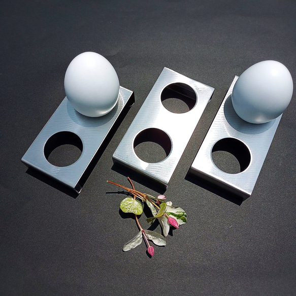 A,E＊エッグスタンド【2個用】   ～egg holder【for２】～ 4枚目の画像