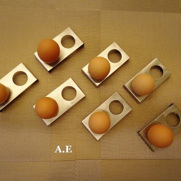 A,E＊エッグスタンド【2個用】   ～egg holder【for２】～ 9枚目の画像