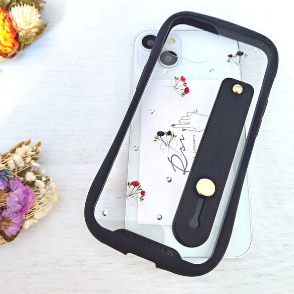 iPhoneケース　スマホケース　スマホベルト付き かすみ草ブーケのスマートフォンカバー 人気・おすすめ｜売れ筋商品・話題商品におすすめ コスパ重視 安心配送 スピーディーにお届け