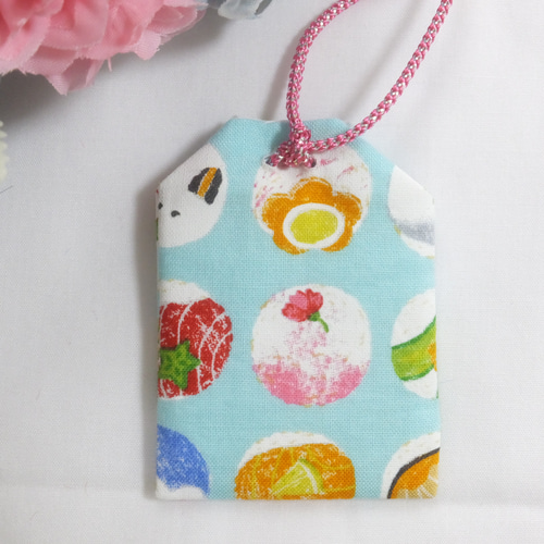 お守り袋 白文鳥 送料無料 ロング・ショート兼用【 お守り 鳥 トリ 白