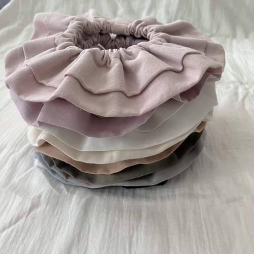 リボン変更可♩ 【チュールリボンのフリルスタイ】フリルスタイ