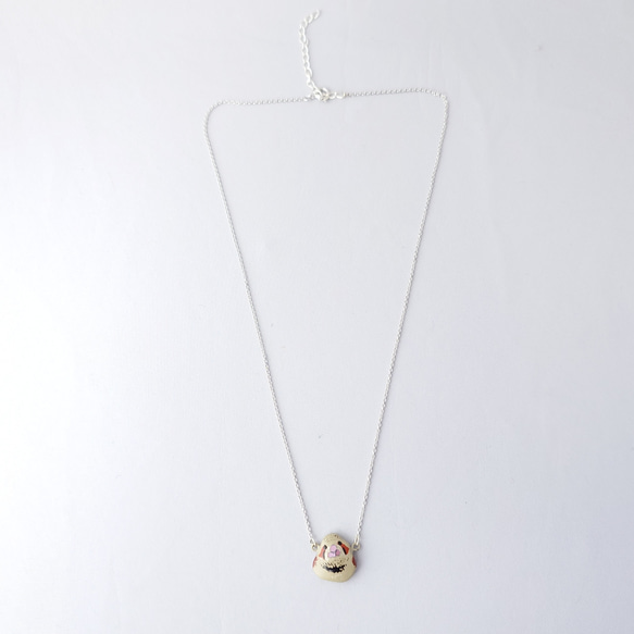 キンカチョウ漆ネックレス(sv) 4枚目の画像