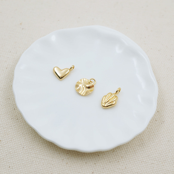 【 Cami Handicraft 】天然淡水扁珍珠配18K金手鍊-波浪圓款 第7張的照片