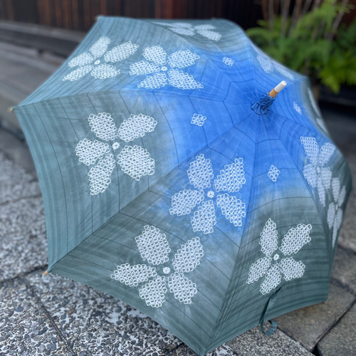 【新品未使用】有松絞り花柄刺繍の黒い折りたたみ日傘 楽天市場】折りたたみ 日傘 刺繍 レース 傘 折りたたみ おしゃれ
