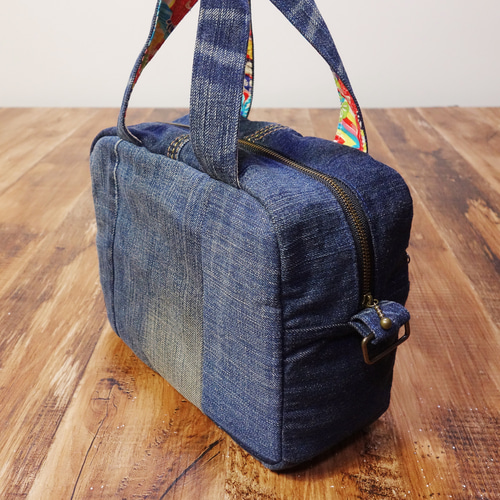 Wallet shoulder bag／ミニポーチ付／デニムリメイク Wallet shoulder bag／ミニポーチ付／デニムリメイク 楽天市場