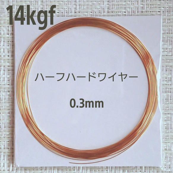 新価格　超特価　14kgf  ハーフハードワイヤー　0.3mm 5m 1枚目の画像