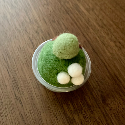 ちいさめストア かき氷（抹茶） 羊毛フェルト かんちや 通販 14299901