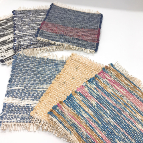 裂き織り　専用 正絹 お仕立て上がり手織り裂き織八寸名古屋帯【圓蔵オリジナル】 509