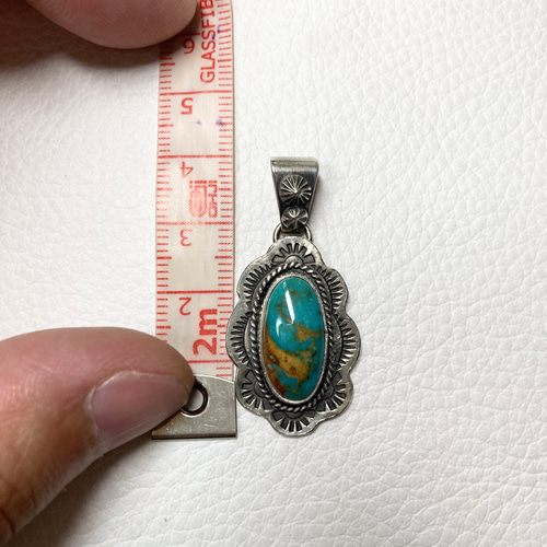 950 パイロットマウンテン ターコイズ トルコ石 シルバーネックレス