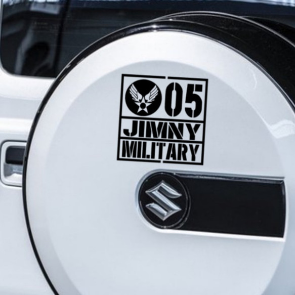 MILITARY JIMNY ジムニー　エアフォース転写ステッカー 4枚目の画像