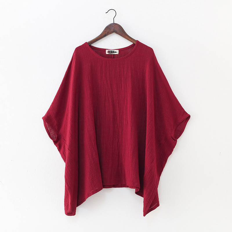 【即納】ソフトなコットンリネンガーゼのプルオーバー ホワイト