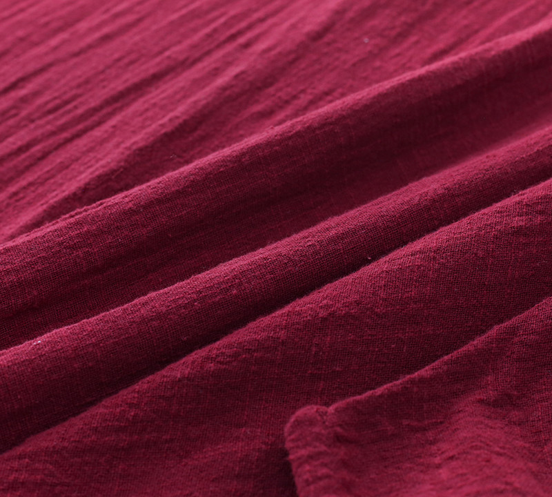 【即納】ソフトなコットンリネンガーゼのプルオーバー ホワイト