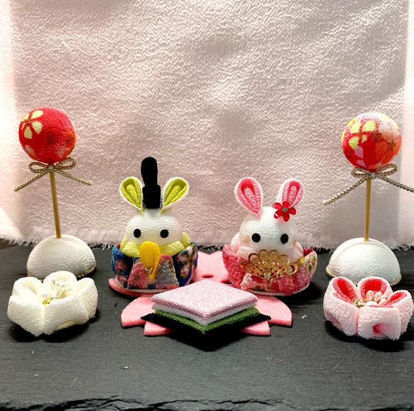 つまみ細工 雛人形 ひな人形・雛飾り hana to sora 通販 14300935