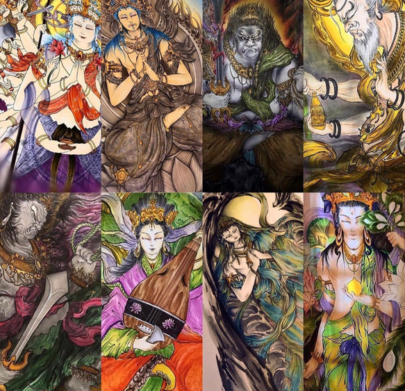 仏画承ります イラスト JiNTAi/アート工房 通販 14300981｜Creema