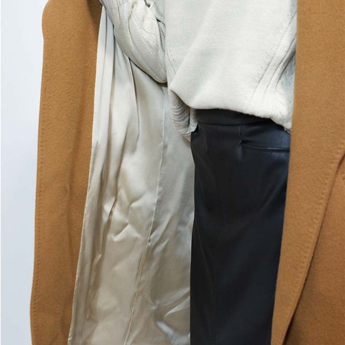 1点物】世界最高峰 ビキューナ100% トレンチラップコート ビクーニャ