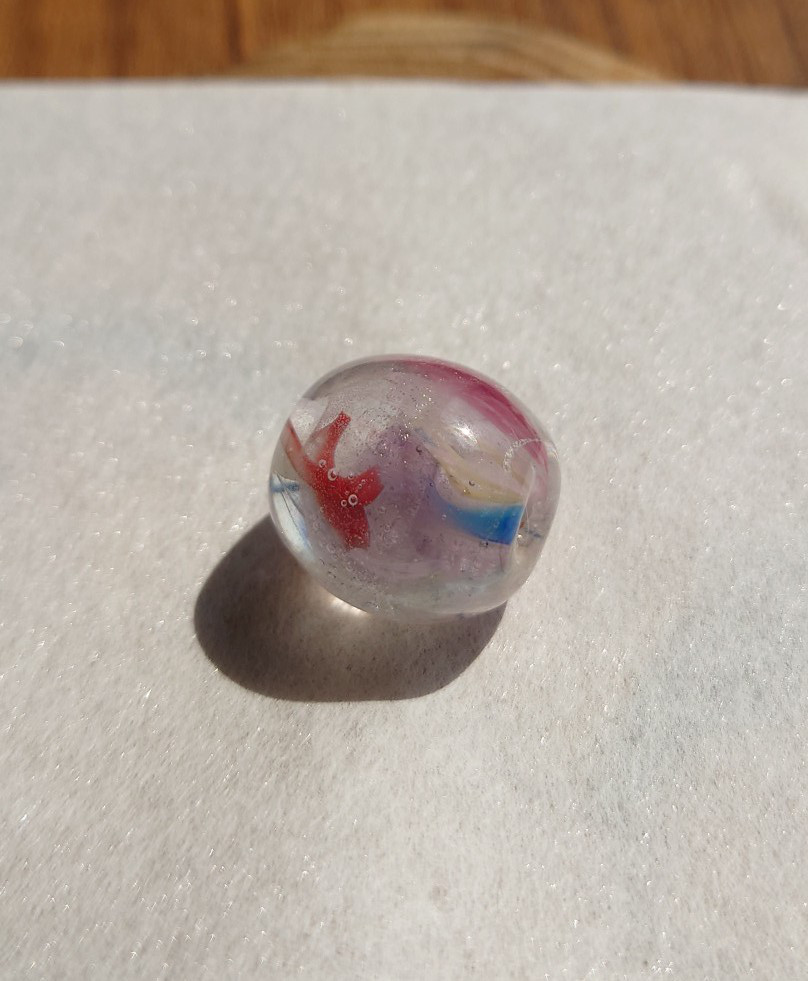 光と遊ぶ とんぼ玉 火炎の妖精 ピクシーダスト ガラス 陽光