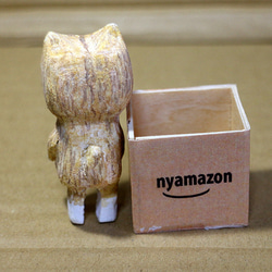nyamzon箱と猫シリーズ　2　チャトラ 5枚目の画像