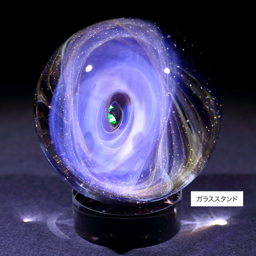 楽天市場】宇宙ガラス ペンダント Sサイズ1.4cm ネックレス 小