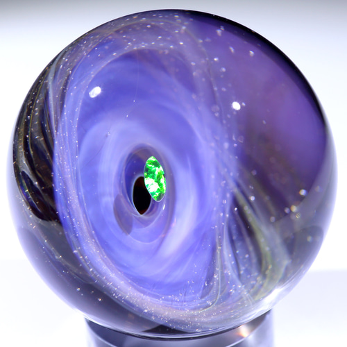 50mm 宇宙ガラスマーブル - オブジェ no.M057 立体・オブジェ