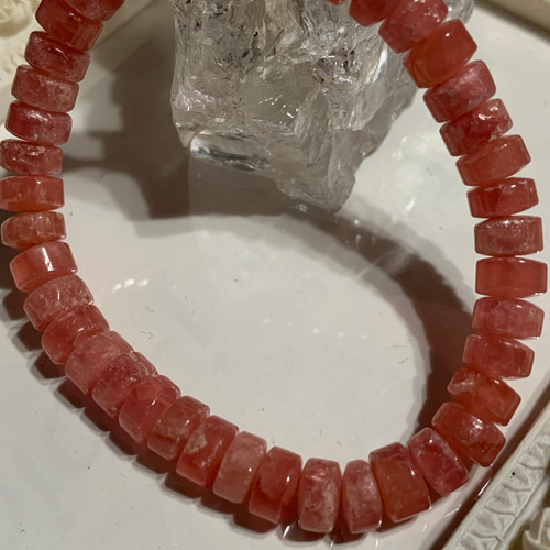 ラスト1点です。アルゼンチン産 最上級インカローズのブレスレット  