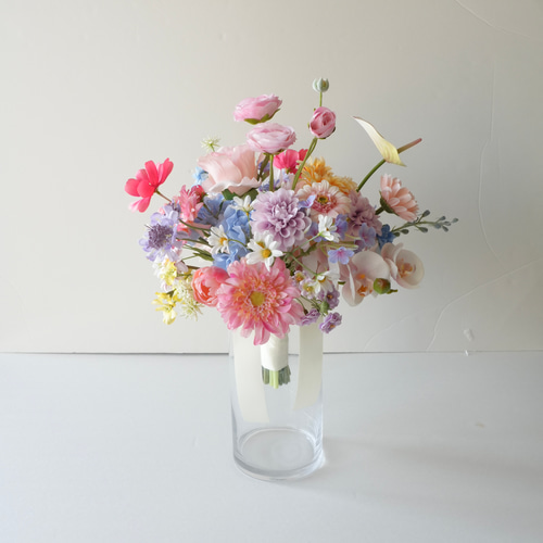 No.16 アーティフィシャルフラワー ウェディングブーケ ピンク