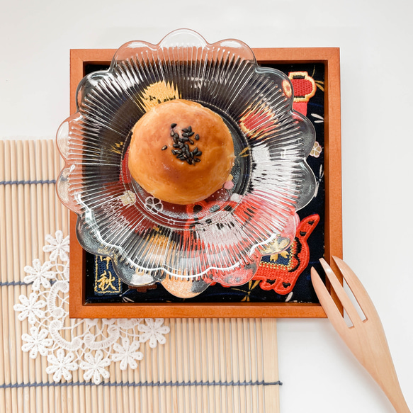 【中秋節】賞月祈福 木製刺繡托盤/DIY 材料包/成品訂製 第8張的照片