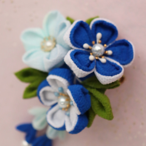 再販 人気 シリーズ ブルーミックス② ヘッドパーツ 髪飾り 浴衣 花火