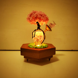 心の中に咲く桜のランプ 