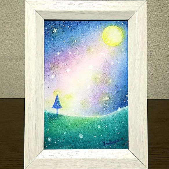 パステルアート 星空のシャワー パステル画原画 絵画 T's Arts