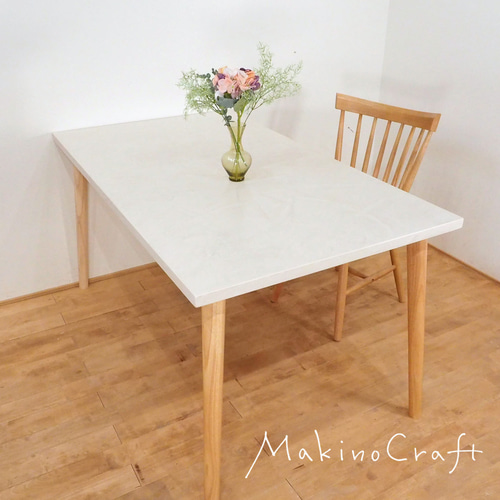 L【幅＋奥行＝220-240cm】フランス産モルタルテーブル／モールテックス