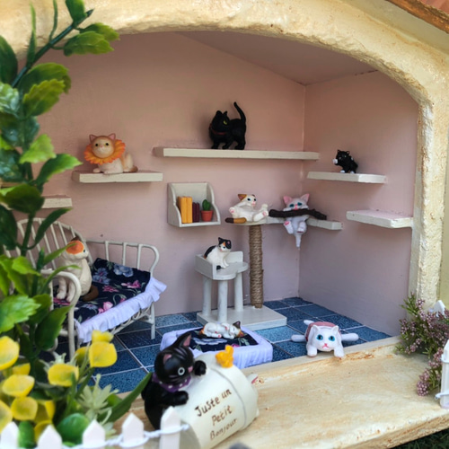 ミニチュアハウス【ネコちゃんのお家】vol.04 その他インテリア雑貨