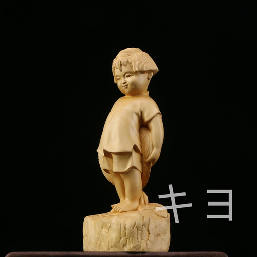 置物 彫刻工芸品 木工細工 美術工芸品 収蔵品 彫刻 キヨ 通販 14303597
