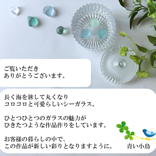 新作・一点もの】シーガラス/シーグラスアート/サボテン/観葉