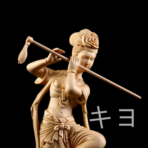 貴重古美術 4点同出 飛天神女 精密細工 実木彫刻 彫刻 キヨ 通販 