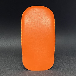 本革マジックマウスケース(小) [革組子]：オレンジ 6枚目の画像