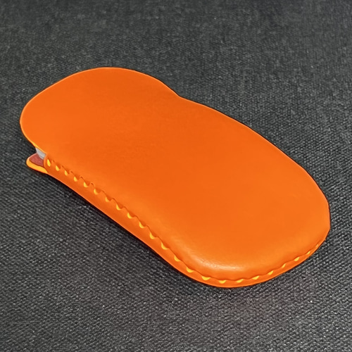 本革マジックマウスケース(小) [革組子]：オレンジ その他ケース