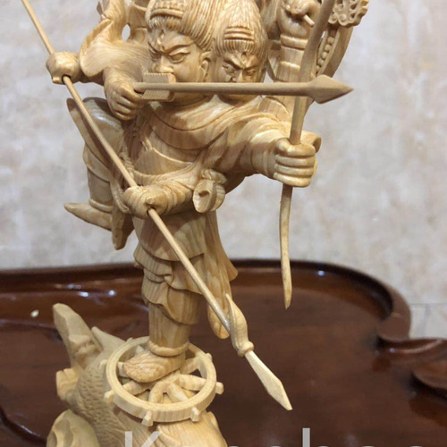 最高級 木彫り 仏像 摩利支天立像 一刀彫 天然木檜材 彫刻 仏教 最高級 木彫り 仏像 摩利支天立像 一刀彫 天然木檜材 彫刻 仏教