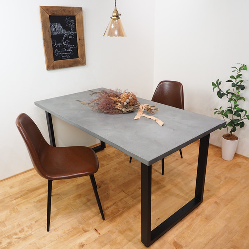 展示品❗ダイニングテーブル　ターゲスト　グレー　モルタル調　幅160cm 展示品❗ダイニングテーブル ターゲスト グレー モルタル調 幅