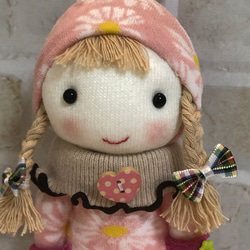 ソックドール☆三つ編みのお姉さん 1枚目の画像
