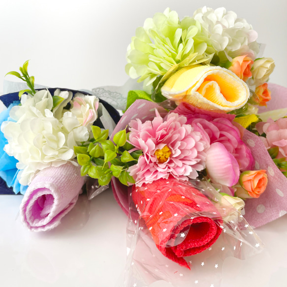 ガラス花瓶｜ブーケ｜花束｜シンプルなフラワーベース｜こしたか
