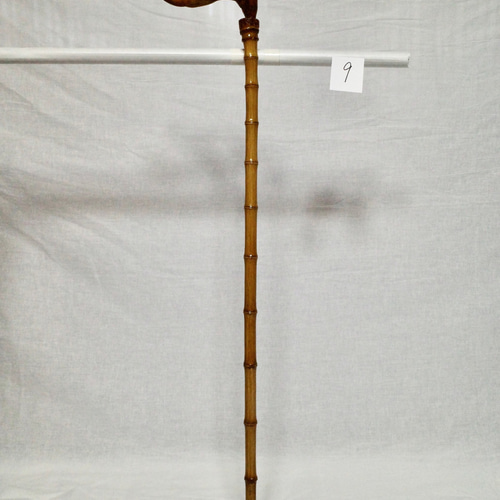 根鞭　ステッキ　竹　杖　アンティーク　ねぶち　曲がり竹 根鞭 ステッキ 竹 杖 アンティーク ねぶち 曲がり竹 - メルカリ