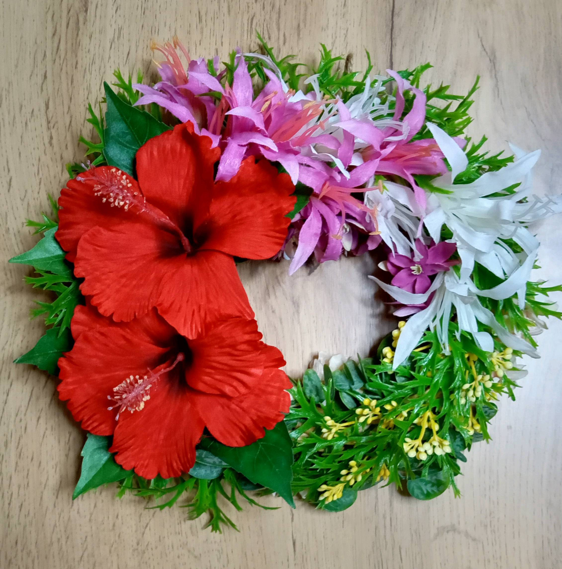 花　アートフラワーブーケ　アートフラワー　花　立体　ハイビスカス　ウリズン
