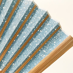 着物扇子　アンティークの絹の着物使用　日本の京都の職人が手仕事で制作　オンリーワン　プレゼントに最適 #54 7枚目の画像