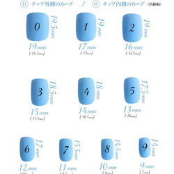 サイズ計測用ネイルチップ 8枚目の画像