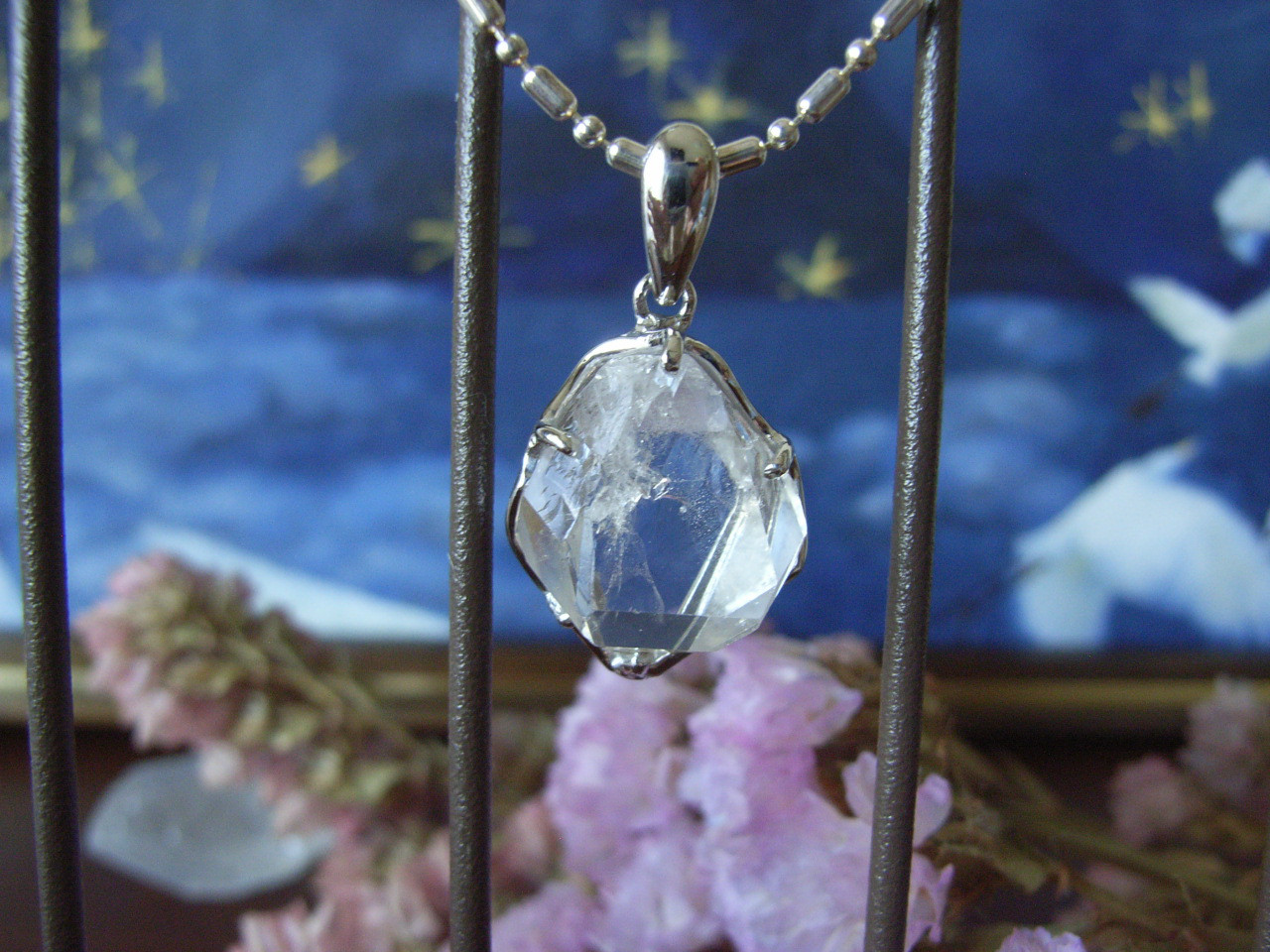 SVチベット水晶（大きめ）ペンダントトップ