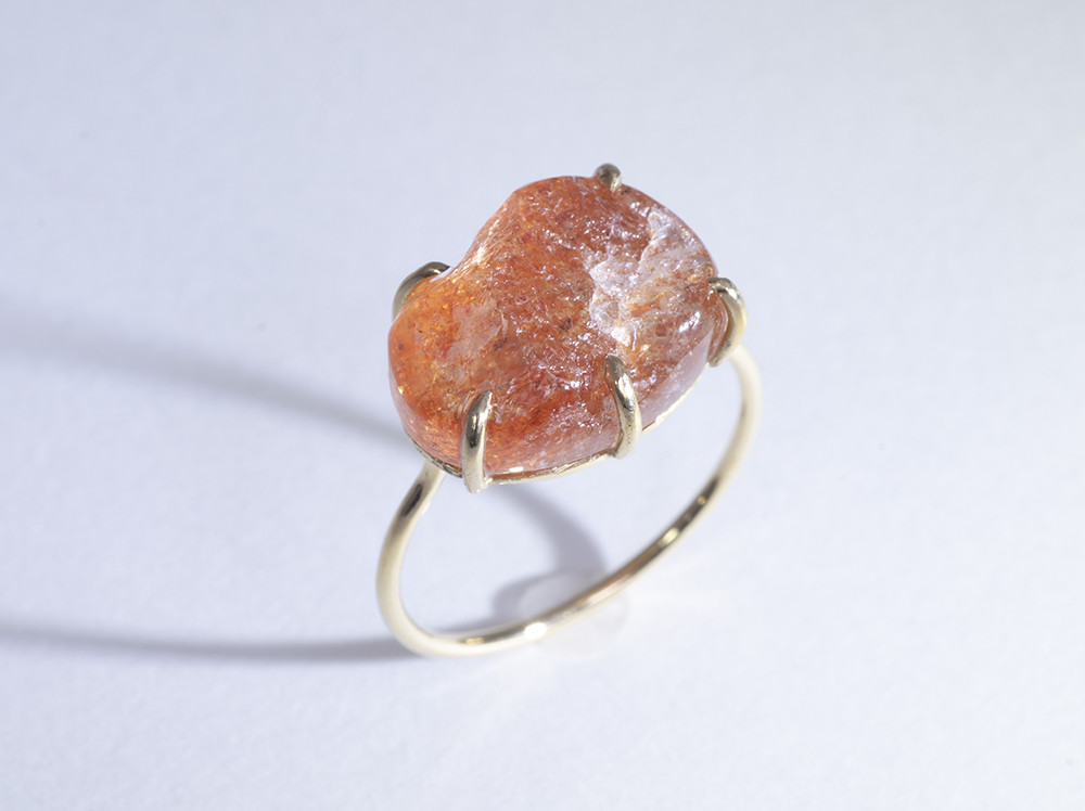 SunStone_6.65ct K18YG Ring 【Landa/ランダ】H2622-D