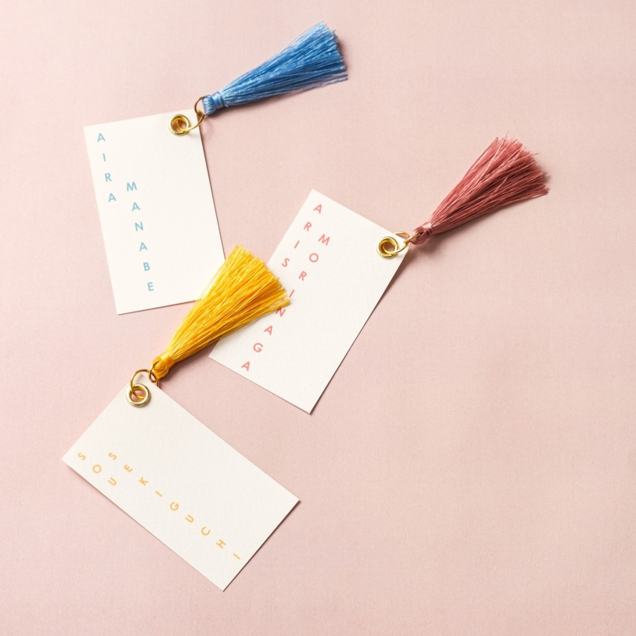 1部160円【席札】タッセル / 結婚式 席次表・席札・メニュー表 E+